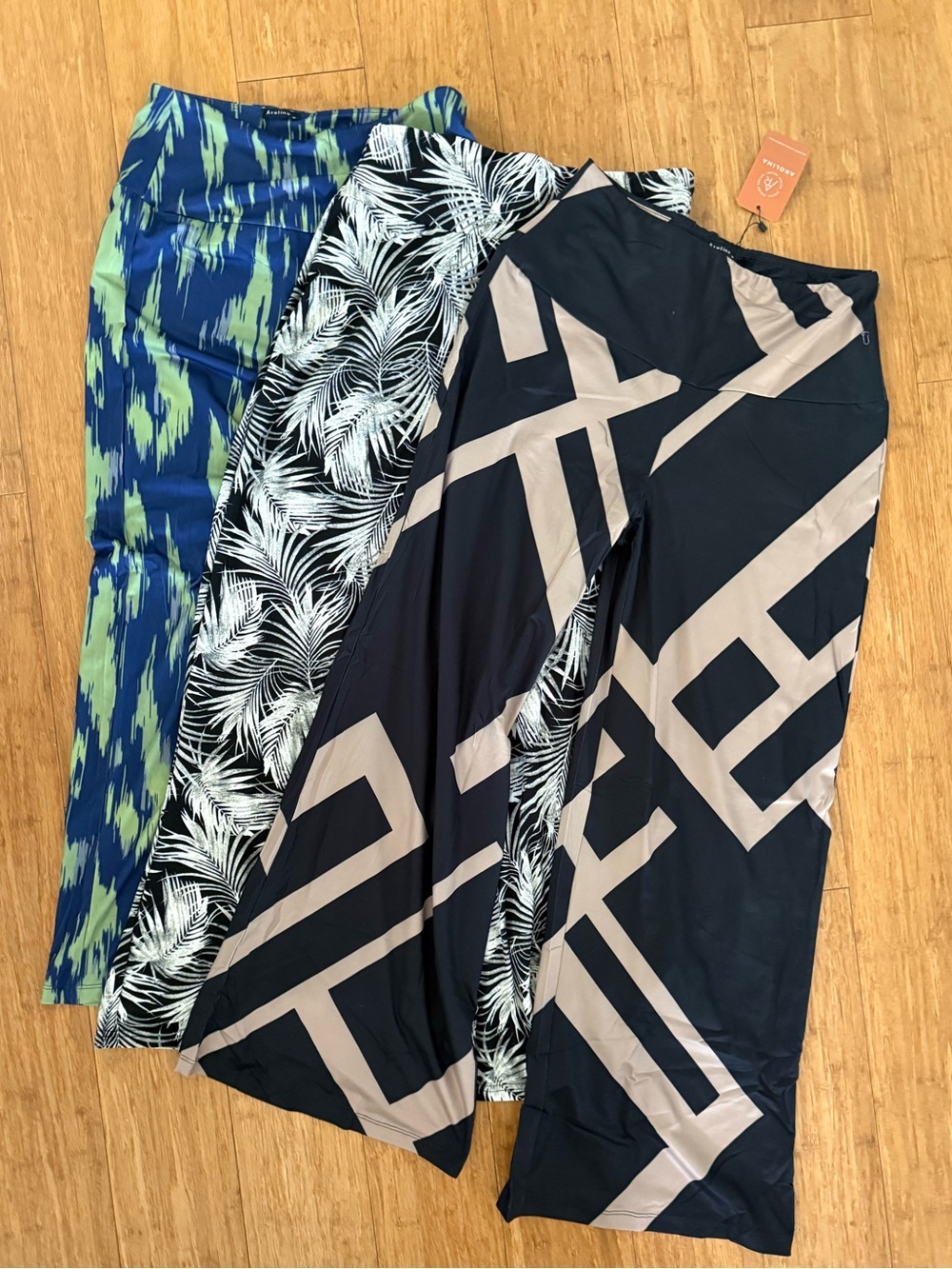 Assorted Wide-Leg Soft, Stretchy Palazzo Pants Bundle